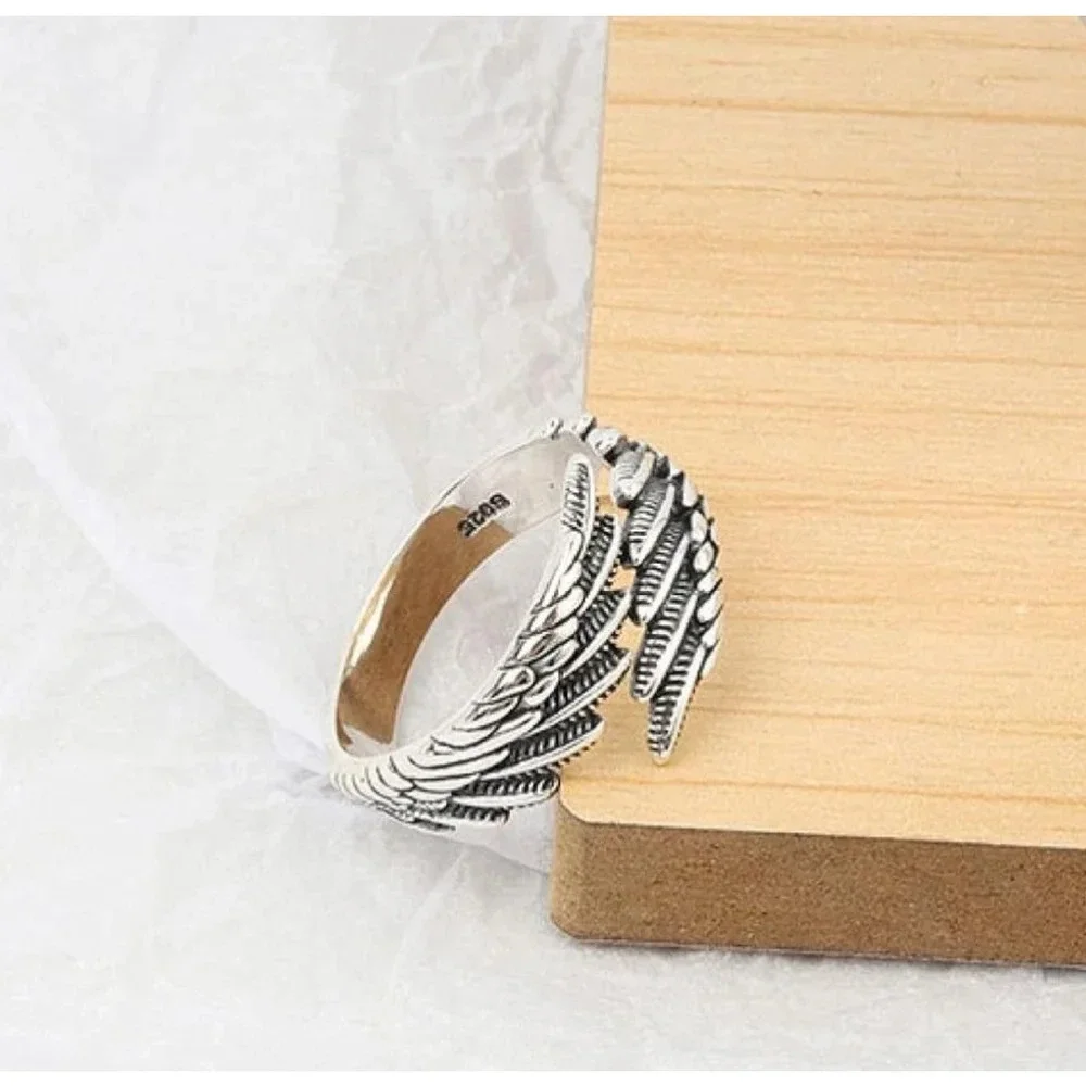 Angel‎ Wing Ring | 925 Sterling Silver